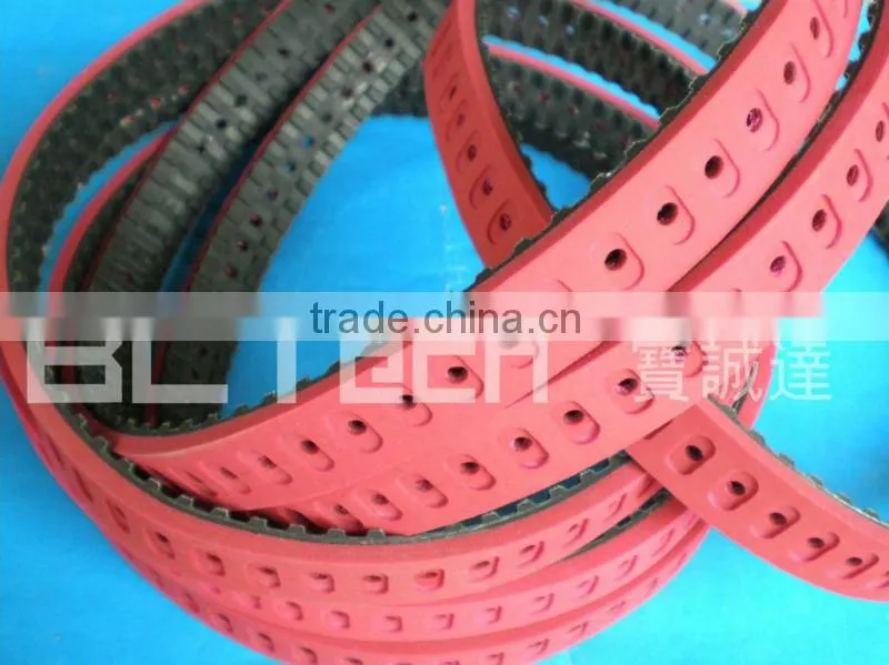 Special timing belt for packing machine