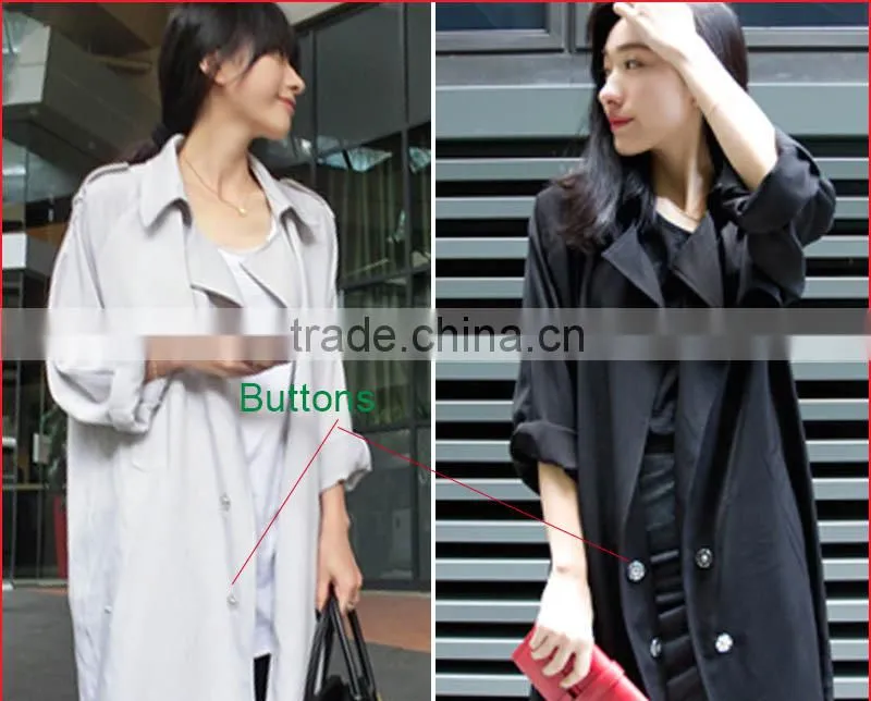 B10069-fashion girl's dress garment resin round sewing button with white and black