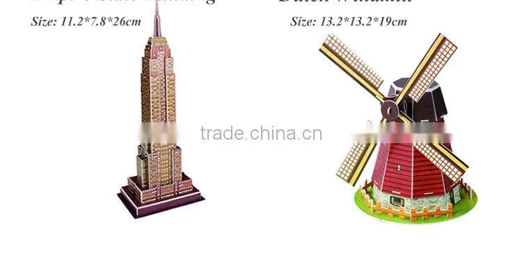 Plastic Building Model 3D Eiffel Tower Puzzle