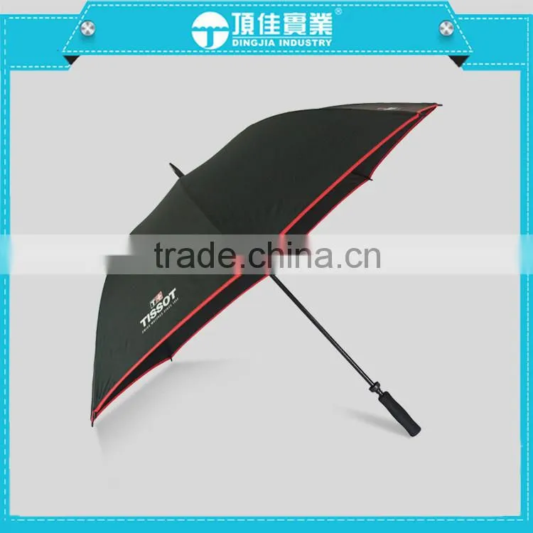 Fashion red and pink Stripes Lines Pattern Automatic Windproof Rainproof straight Umbrella