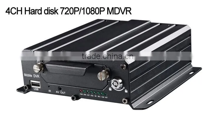 4ch d1 hd1 G-sensor Mobile DVR with Remote Monitoring