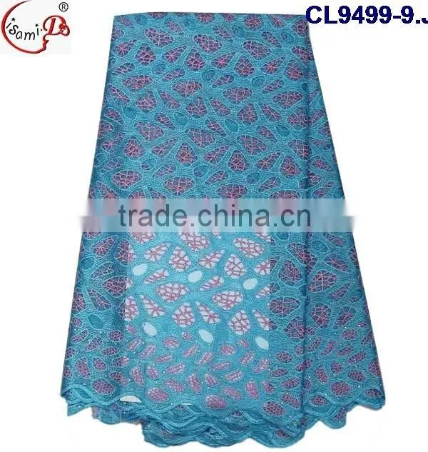 CL9499 Beautiful design hot african style french lace fabric,net tulle lace fabric for sale