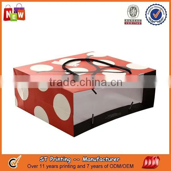 2015 paper gift bags with natural rope handle