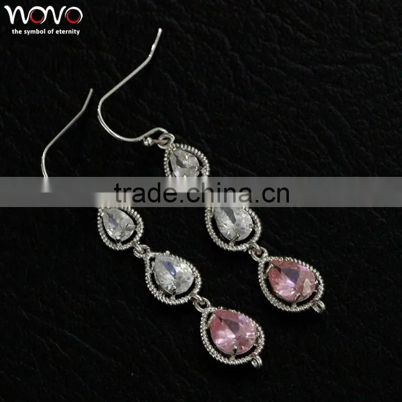 Wholesale 2016 new design brass fashion earrings