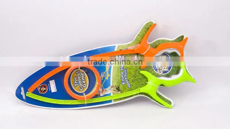 Funny kids toy plastic game set catch ring