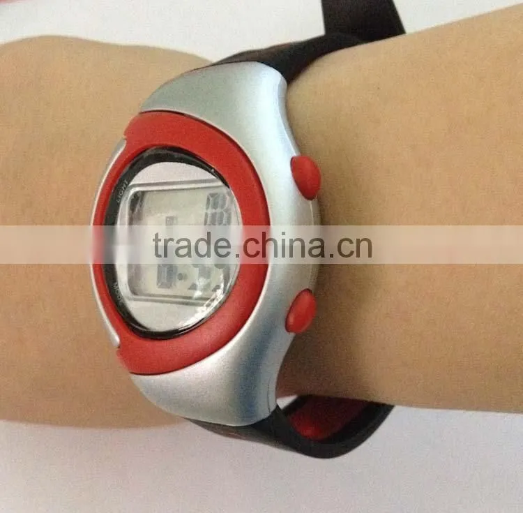 analog digital wrist watch pu silicone multi-function digital watch red w digital watch