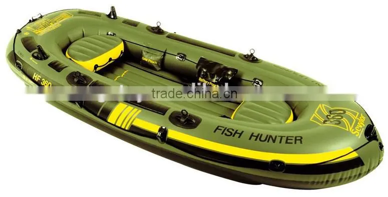 white high quality inflatable speed fishing boat