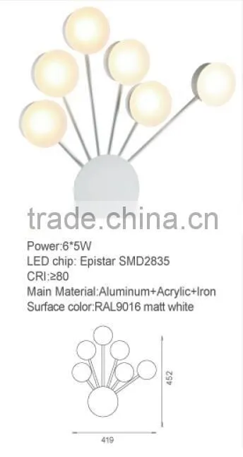 The modelling of originality wall lamp wall light