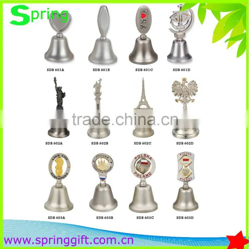 custom design metal souvenir dinner bell
