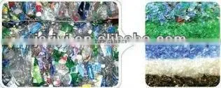 PET plastic bottle recycling machine crushing washing drying