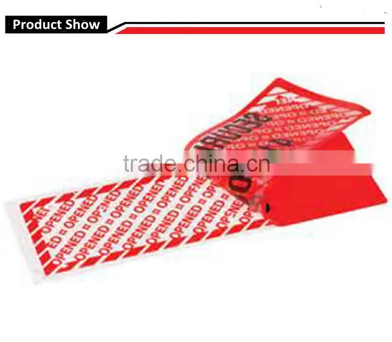 Total transfer tamper evident VOID sealing tape carton sealing tape