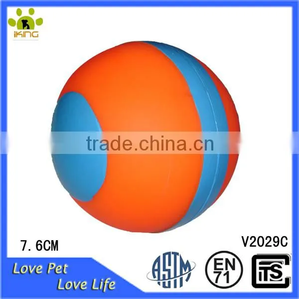 Contrast color pet vinyl ball toy,vinyl ball pet toys for dog