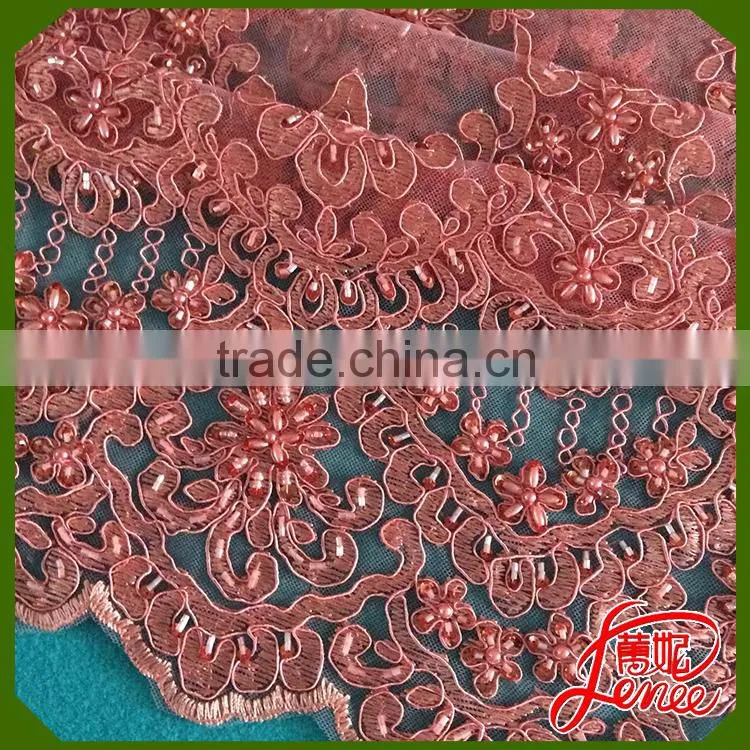 LATEST COLORFUL & FASHIONABLE DESIGN EMBROIDERY FABRIC WHOLESALE