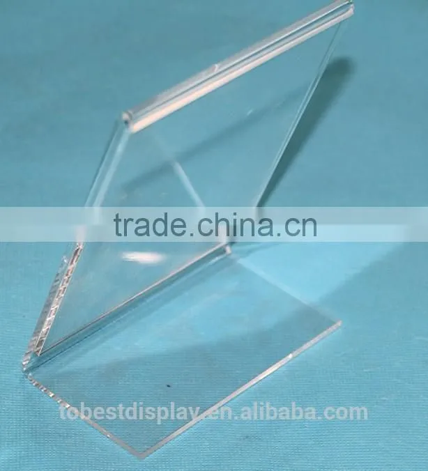 Best sale customize acrylic menu holder