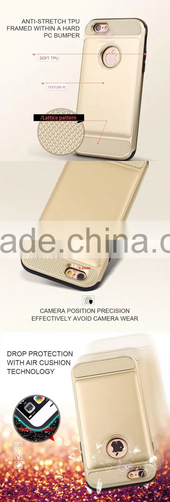 New arrival protective cover wholesale case for iphone 6s plus case cover