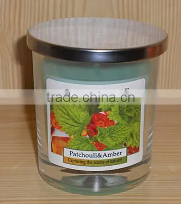 glass jar scented candle for wedding party or house decoration