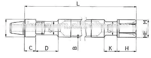 Ingersoll drill pipe-rand T4