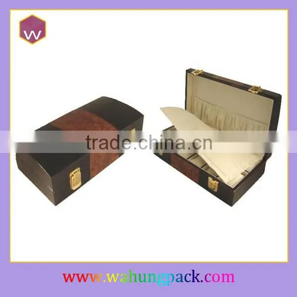 Unfinished Wood Watch Box Small & Travel Automatic Watch Box Case Design