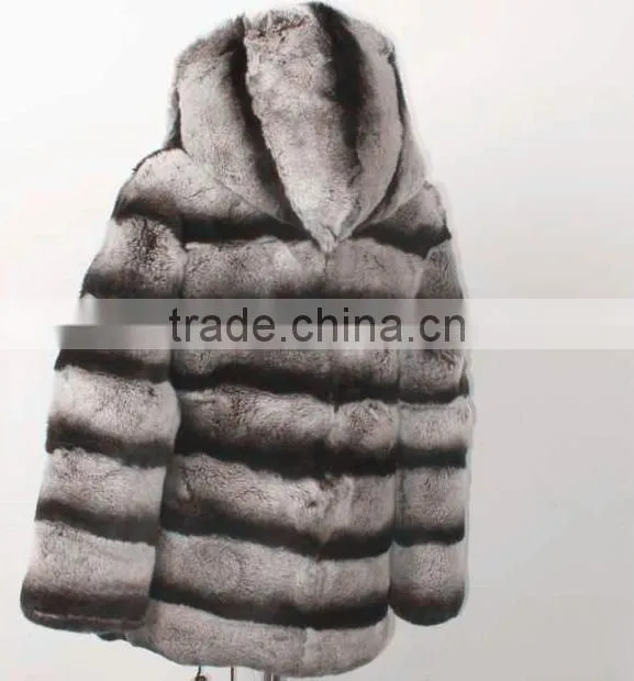 children chinchilla rex rabbit fur coat