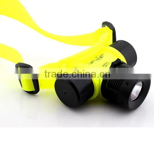 LED diving headlamp C-REE led flashlight waterproof diving flashlight