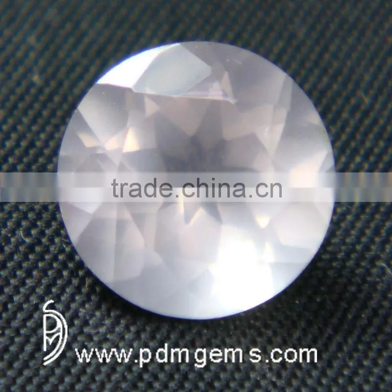 Rose Quartz Round Cut Lot For Ring From Wholesaler