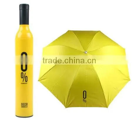 Promotion Gifts Customized Logo printed Bottle Umbrella