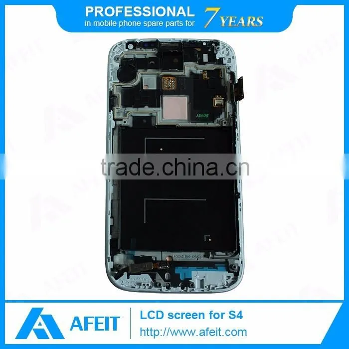 Touch Digitizer+LCD for SAMSUNG GALAXY S4 i9500 LCD Assembly with Frame