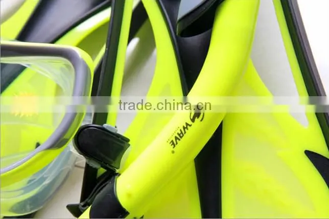 Cozy diving fins,diving mask and snorkel,silicone diving learning equipment