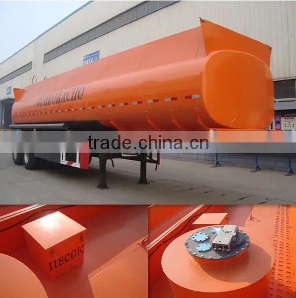 CIMC 3 Axles 50000 m3 crude Oil/Fuel Tanker Semi Trailer