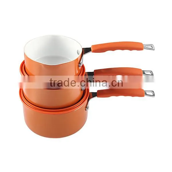 Ceramic coating milk pot sets