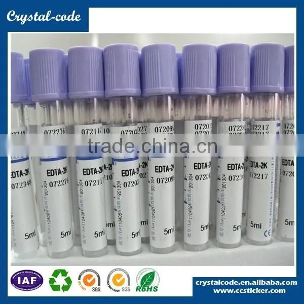 PP synthetic paper permanent adhesive medical low temperature label for blood bag
