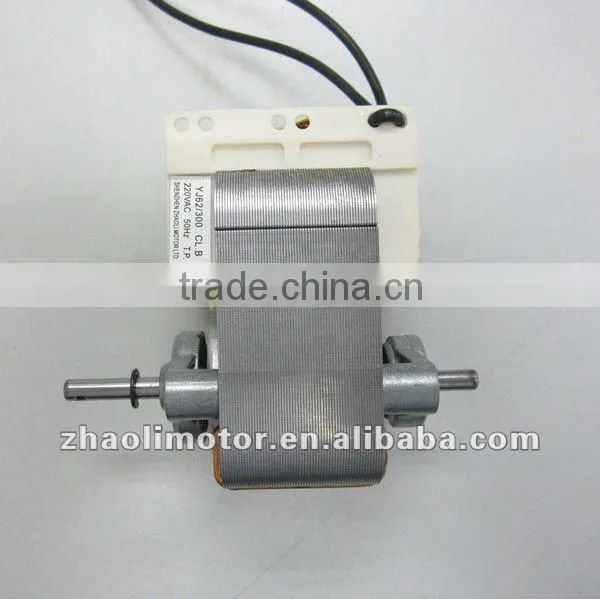 Motor Electric Shaded Pole Motor YJ62-30: 220v 50hz 3000rpm electric fan motor for medical nebulizer
