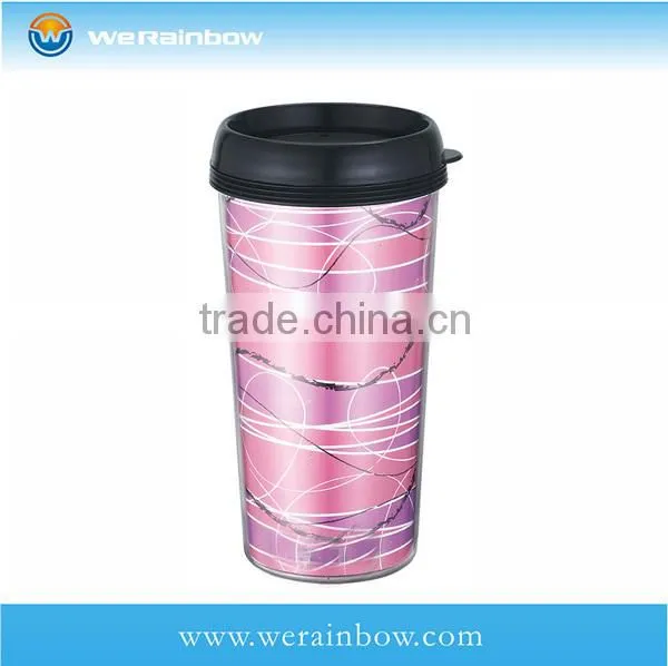 Double wall Plastic mug