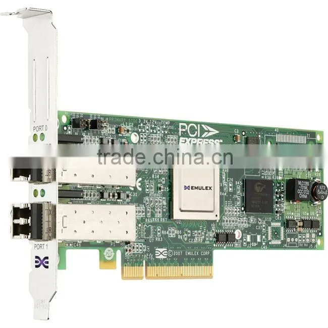 Emulex LightPulse LPe12002-M8 Fiber HBA PCIe x8 with 2 Ports