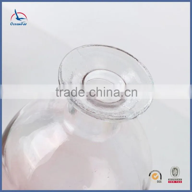 Colored Cylindrical Decorative Glass Vase Cheap Price Home Goods Vase