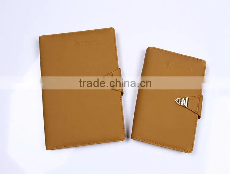 Attractive and inexpensive writing brown leather cover a5 daily notebooks for advertisement
