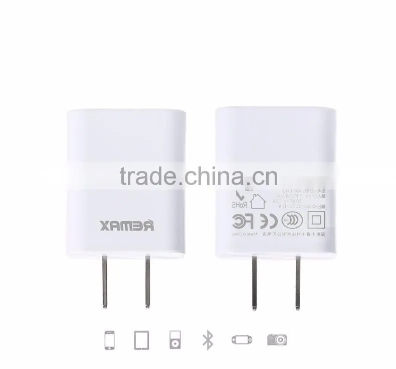 Original Remax CE Approved 5V 1A USB Charger for iphone charger