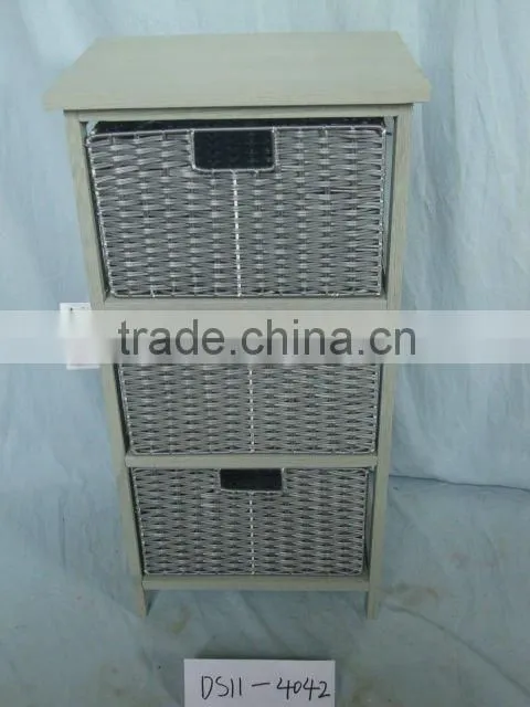 K/D wooden cabinet with plastic drawer/living room furniture