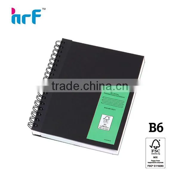 SILVER SPIRAL PRESSBOARD NOTE BOOK