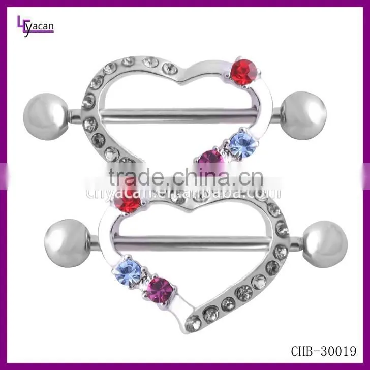Wholesale 316l Newest Arrival Fashion Unique Nipple Ring Piercing