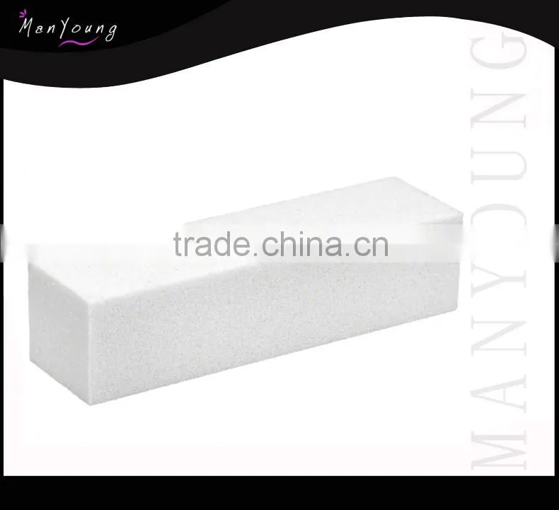 Wholesale cheap natural white nail buffer block