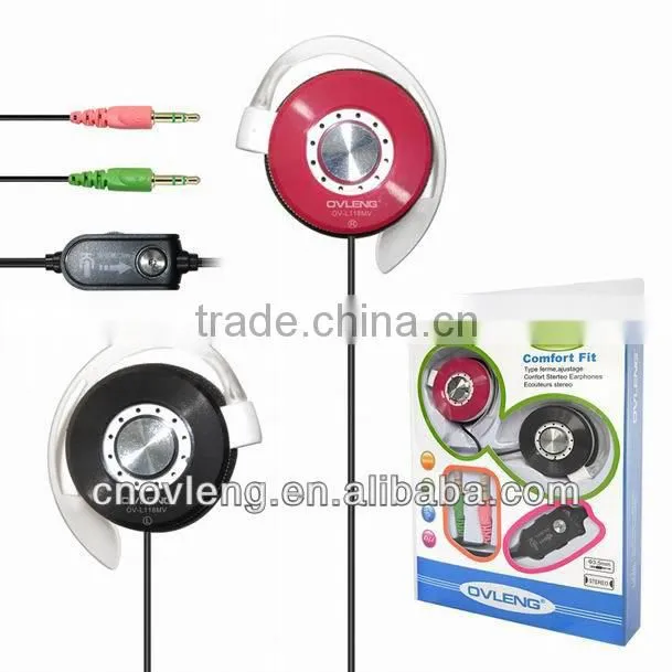 984 Commonly Used Accessories earhook computer earphones from shenzhen factory
