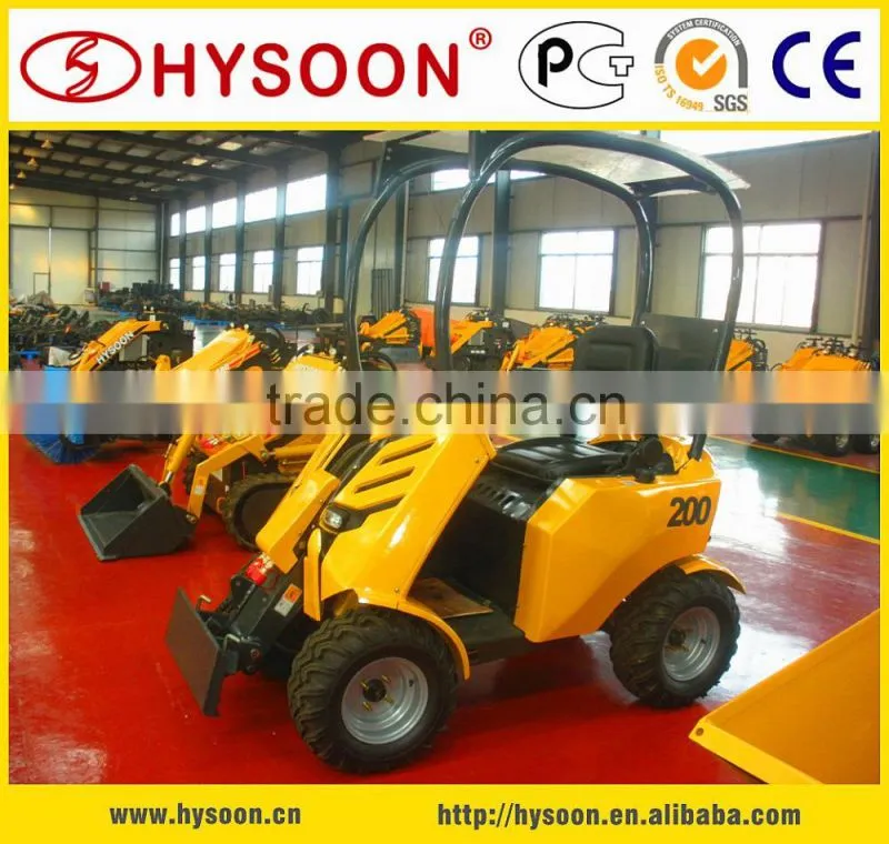 China HYSOON HY200 articulated mini wheel loader
