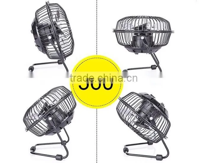 High speed cooling fan 4" colorful small table fan