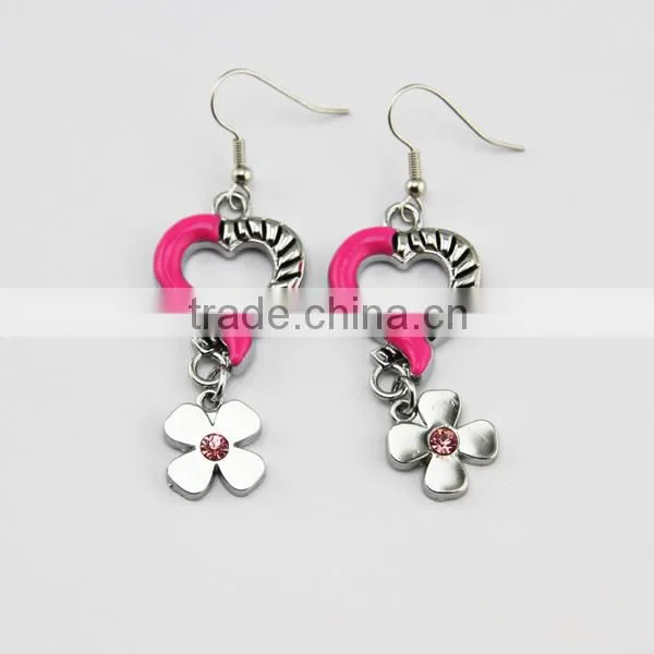 fashion high quality memory love earrings girl drop earings women gifts charms pendant earrings jewellry
