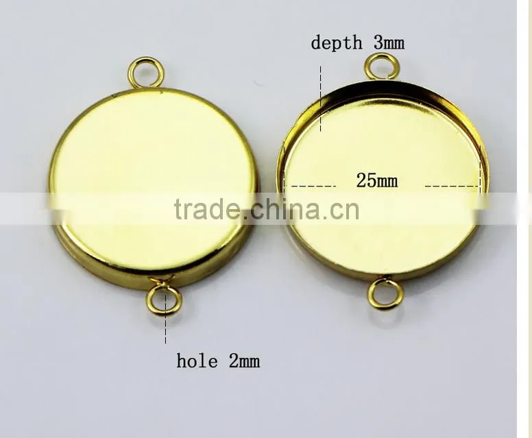 Cheap Price Wholesale Cabochon Pendant /Copper Plated Jewelry Base Pendants For Engraving And Laser