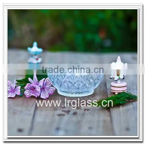 High Quality Ground Cheap Glass Bowl