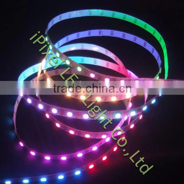 ws2812b flex rgb led active band strip with 60 leds/m