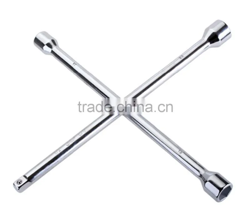 Cross Wrench Silver Zinc Wrench