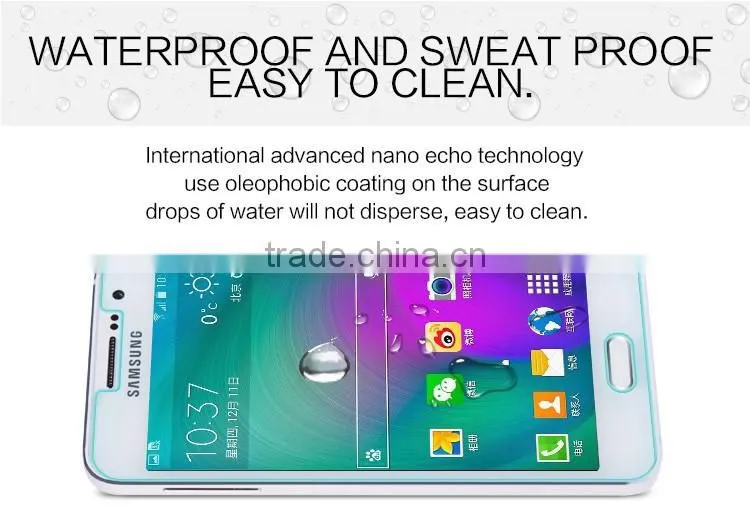 100% Prefect fit tempered glass screen protector for samsung A3 tempered glass